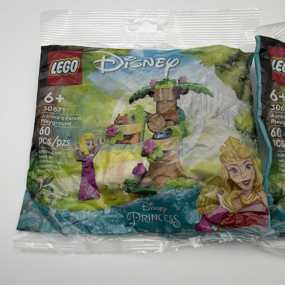2 LEGO Disney‎ 30671 Aurora's Forest Playground Polybag Princess Sleeping Beauty